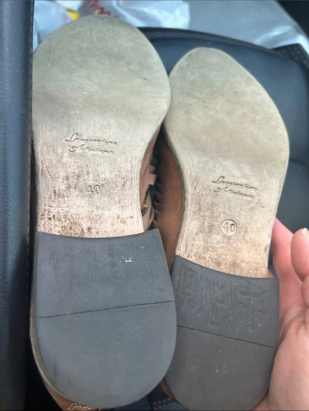 Free People tan suede
